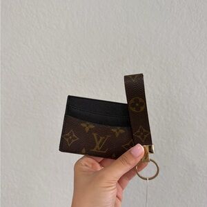 Louis Vuitton Monogram Card Holder with Key Strap (GWP)